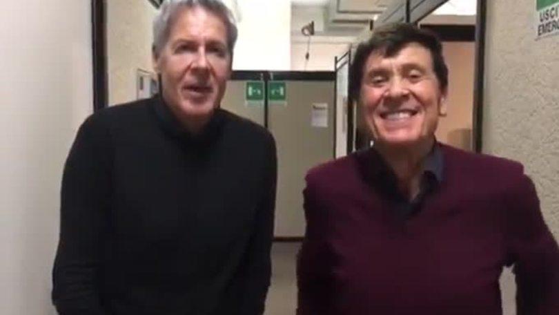 Claudio Baglioni e Gianni Morandi per i campionati mondiali di Osaka