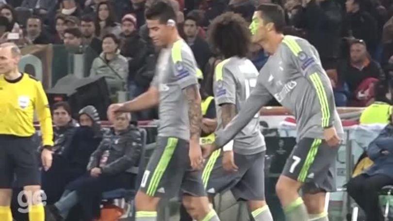 Cristiano Ronaldo, "palpatina" a James Rodriguez