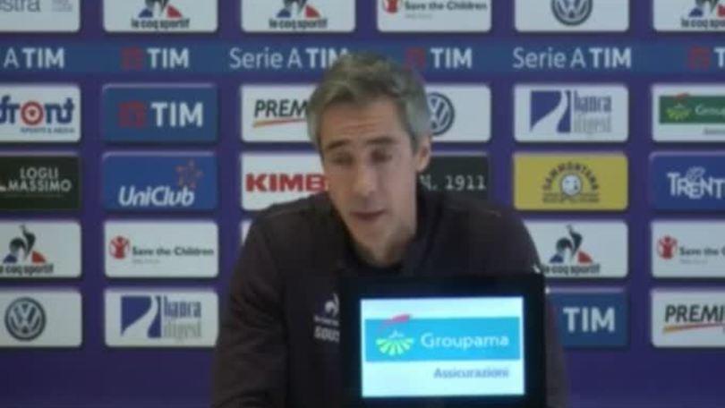 Paulo Sousa: "Con l'Atalanta è una partita chiave"