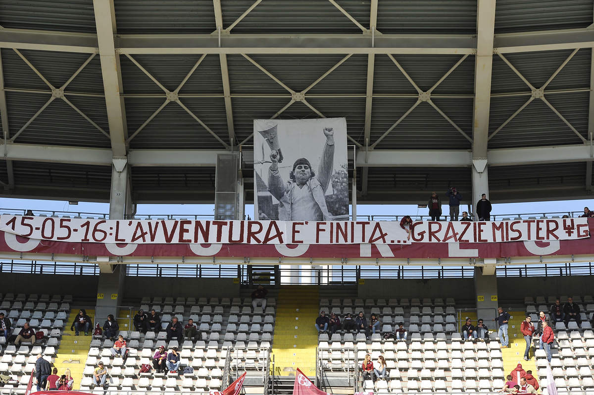 Torino-Carpi, striscione per Ventura: "Grazie, ma avventura finita"