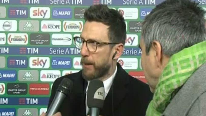 Di Francesco: "Abbiamo giocato bene"