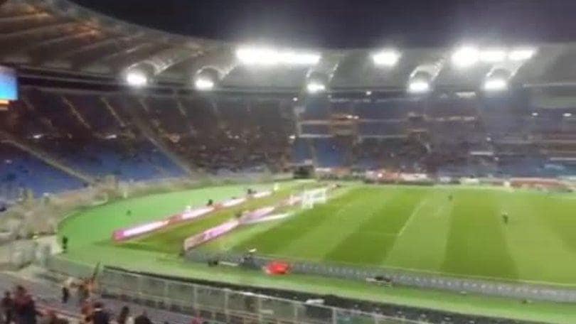 Roma-Palermo, fischi dell'Olimpico a Spalletti
