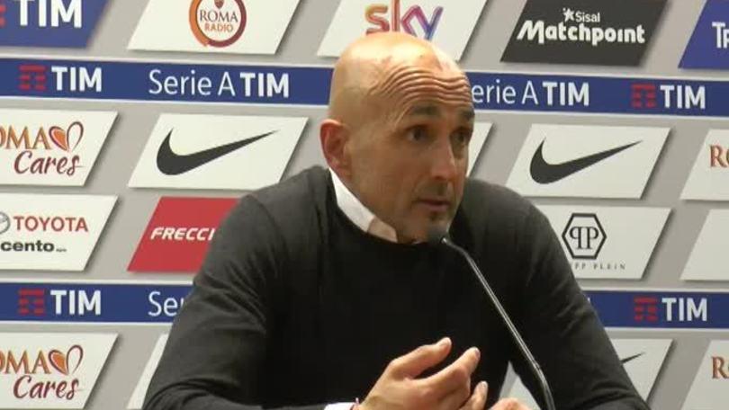 Spalletti: "La vicenda Totti, non pensavo avrebbe influito sulla partita"