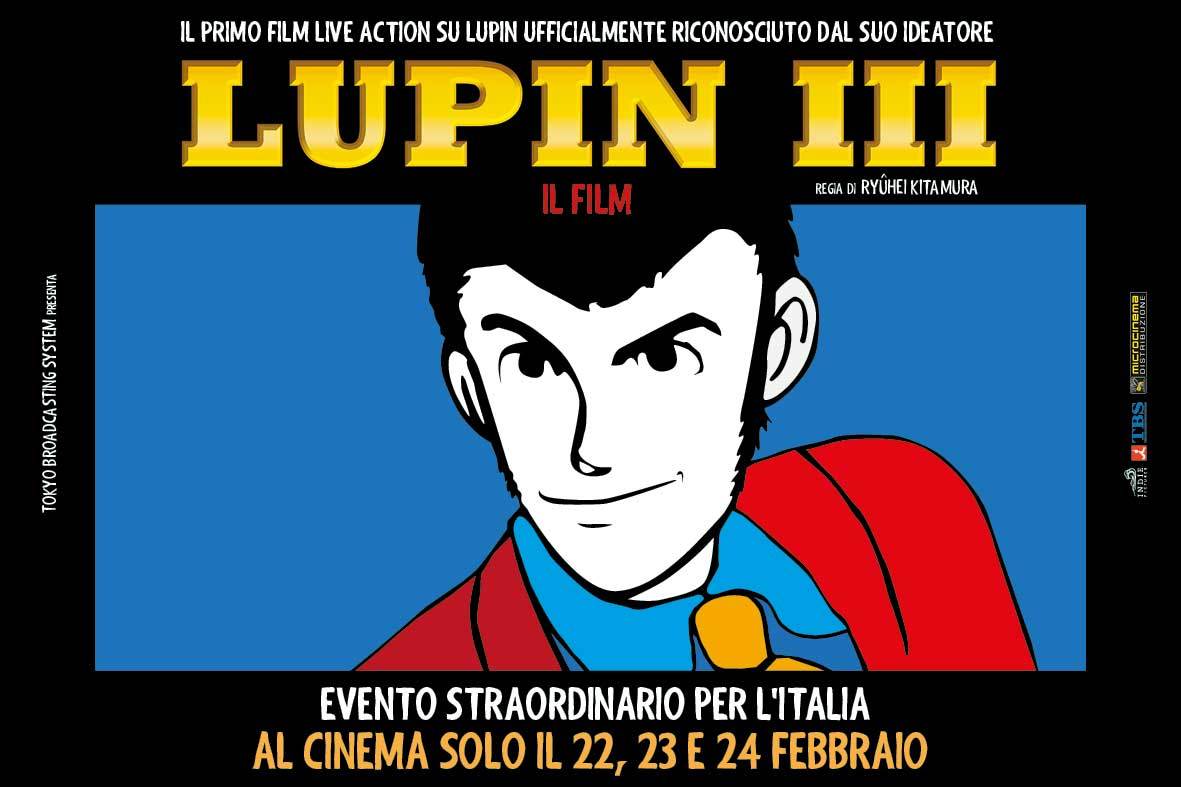 Lupin III “in carne e ossa” al cinema