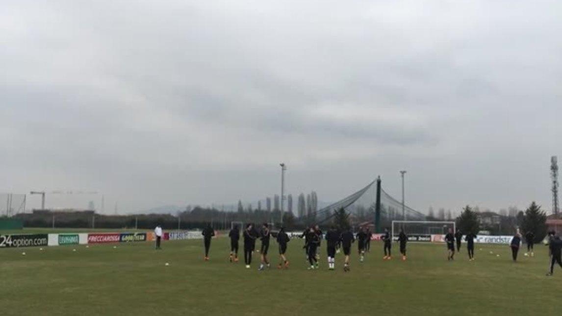 Juve, rifinitura senza Chiellini e Alex Sandro