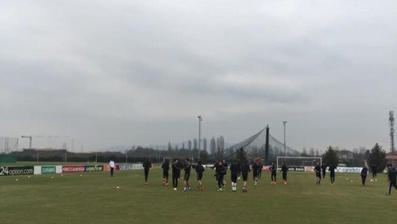 Juve, rifinitura senza Chiellini e Alex Sandro