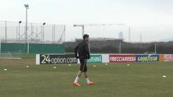 Juve, l'allenamento prima del big match col Bayern