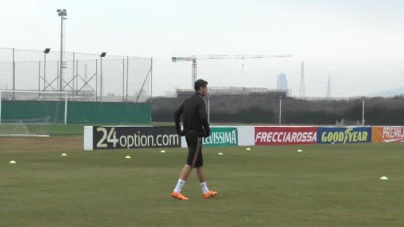 Juve, l'allenamento prima del big match col Bayern