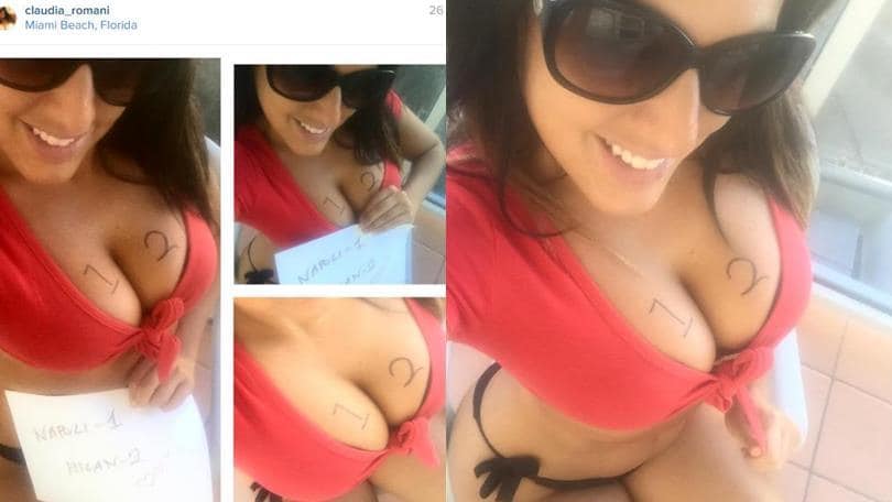 Claudia Romani, il sexy pronostico per il suo Milan