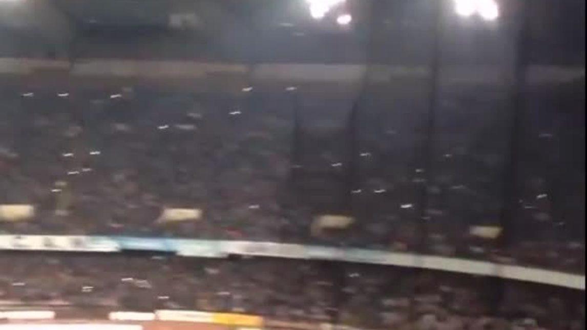 Napoli-Milan, l'urlo del San Paolo al gol di Insigne
