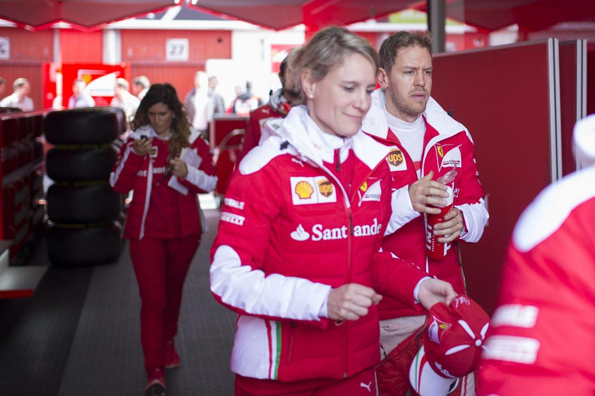 F1 Ferrari, Vettel: «Macchina ok, si comporta come vorrei»