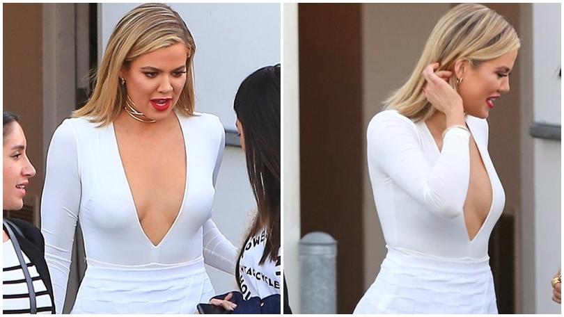 Khloe Kardashian sexy: che look in total white!