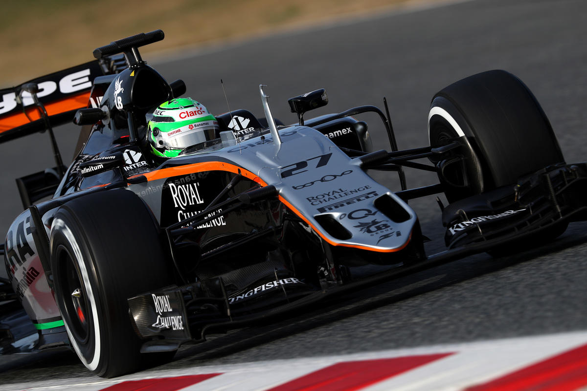 F1, Barcellona: Hulkenberg leader, per la Ferrari pochi giri