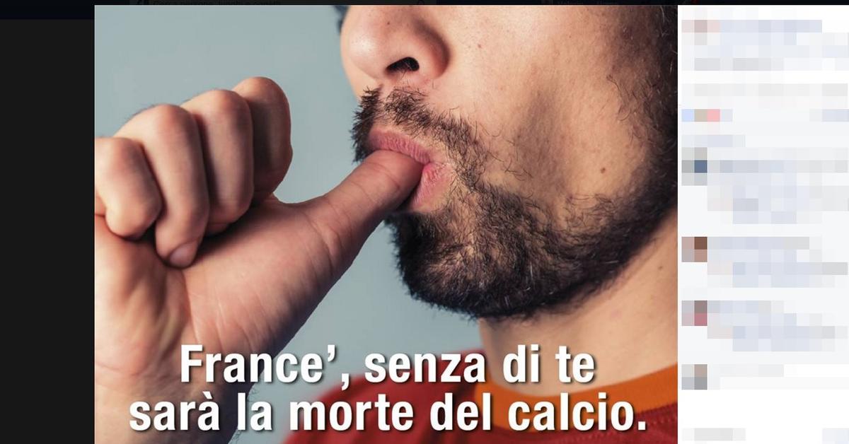 Totti, lo slogan dell'agenzia funebre: "Senza di lui il calcio muore"