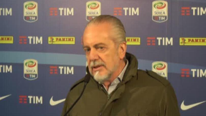 De Laurentiis: "Nulla da rimproverare a Sarri"