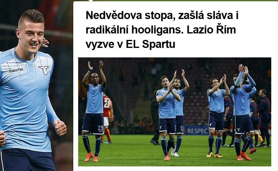Lazio, i cechi gettano fango sui tifosi biancocelesti: «Teppisti, razzisti e fascisti»