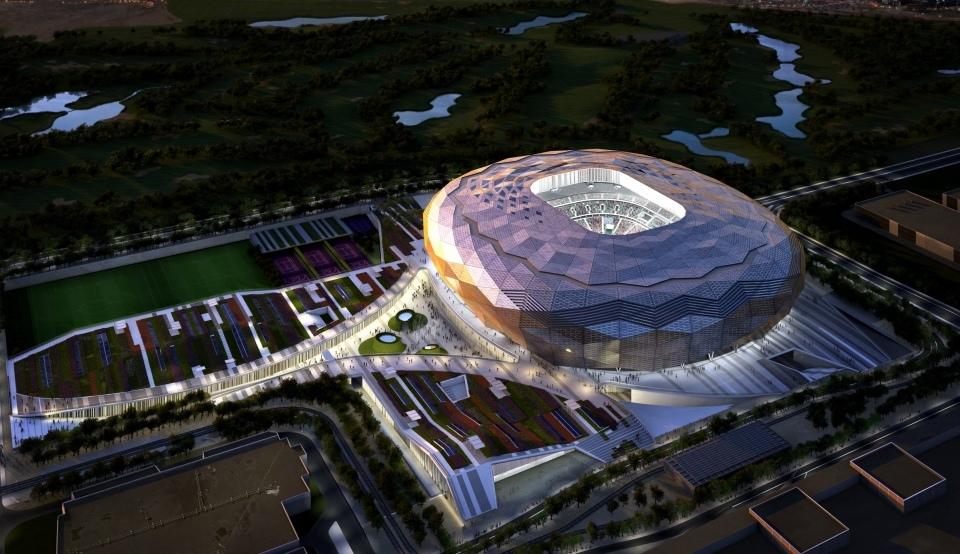 Avanzano i lavori al Qatar Foundation Stadium