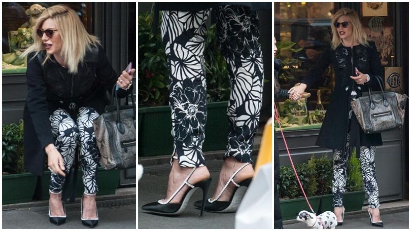 Paola Caruso, la nuova fiamma di Evra sceglie un look bianconero