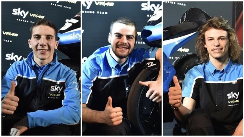 Moto3, un tridente d'attacco per lo Sky Racing Team VR46