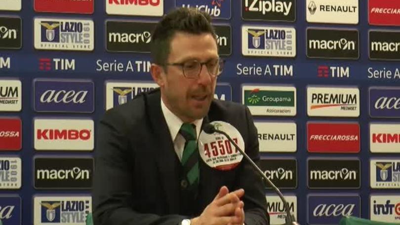 Di Francesco: "Avremmo potuto fare più gol"