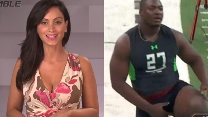 Pene fuori dai pantaloncini: incidente hot per Chris Jones