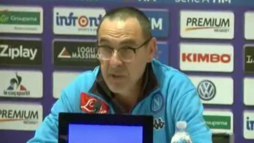 Sarri: "Fiorentina-Napoli spot per il calcio"