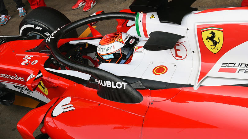 F1, a Barcellona la Ferrari con il sistema halo