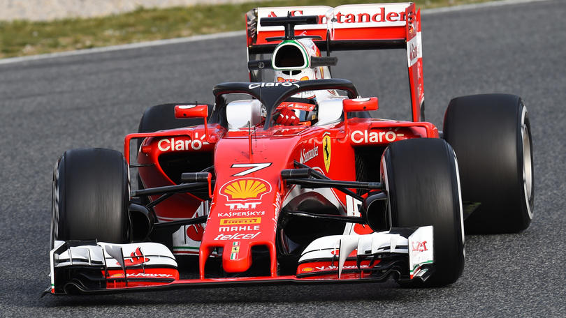 F1, Barcellona: Raikkonen davanti a tutti con le ultrasoft