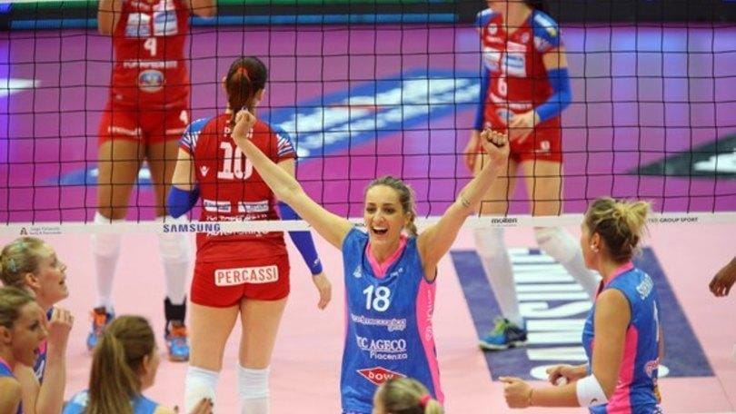 Volley: A1 Femminile, nel posticipo Piacenza supera Bergamo