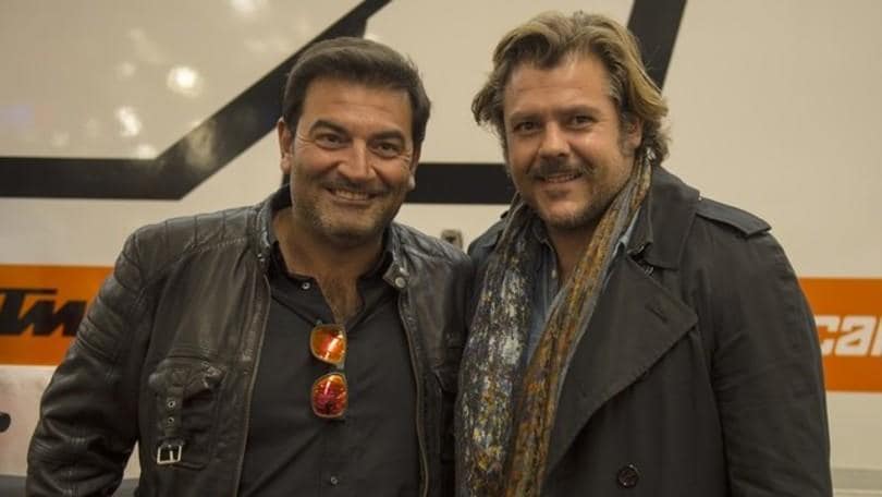 Davide Giugliano, Max Giusti e Andrea Lo Cicero a Motodays