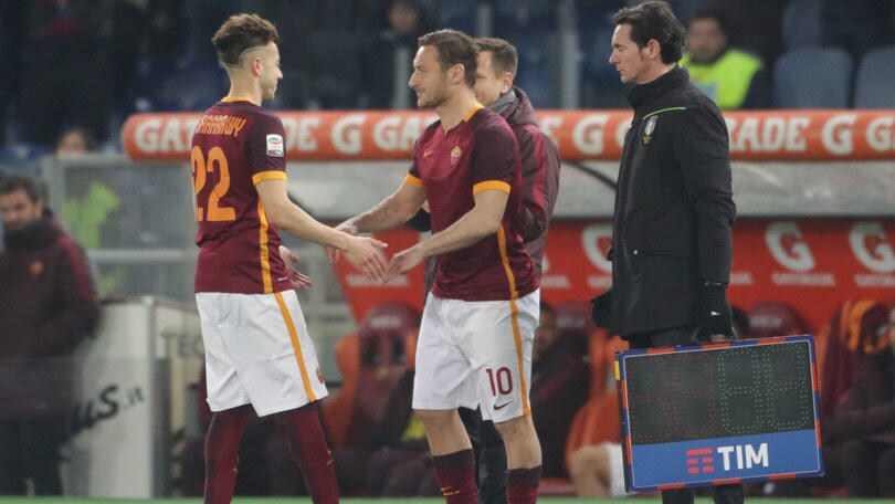 Roma-Fiorentina, c'è spazio anche per Totti