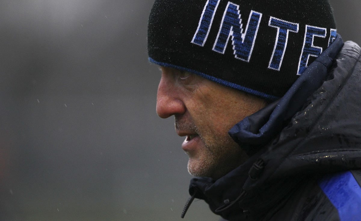 Inter, allenamento sotto la pioggia prima del Palermo