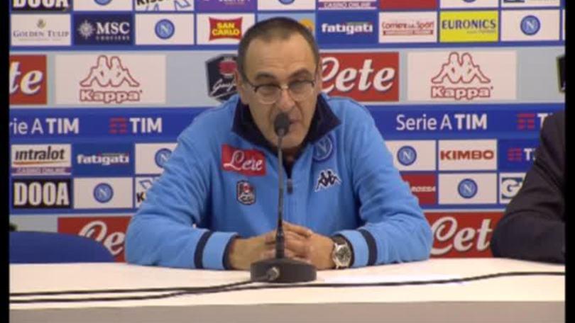 Sarri: "Juventus cannibale, attenzione anche alla Roma"