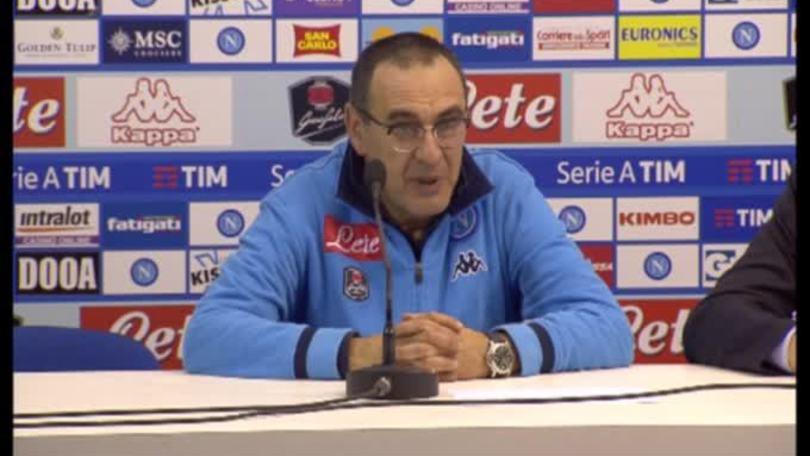 Sarri: "Bravi sui cross. Contento di Ghoulam"