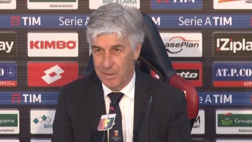 Gasperini: "Pandev migliore in campo"