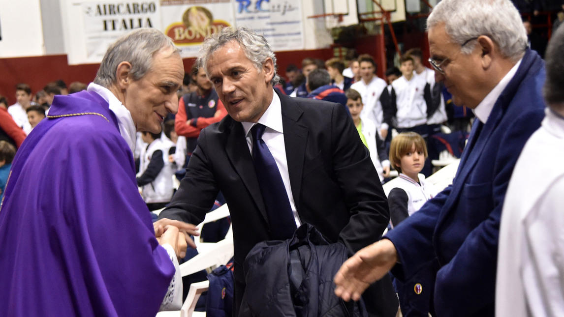 Bologna, dalle giovanili alla società: rossoblù al completo per la Messa Pasquale