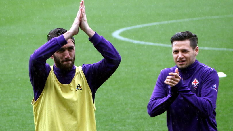Fiorentina, allenamento senza Vecino e Borja Valero