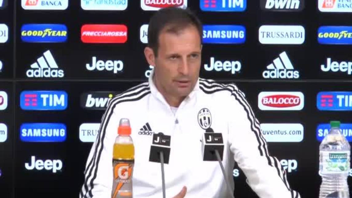 Allegri: "Pensiamo al Sassuolo, non alla Champions"