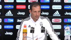 Allegri: "Pensiamo al Sassuolo, non alla Champions"