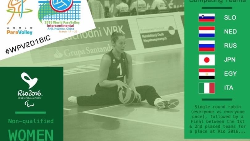 Sitting Volley: L' Italia femminile in Cina per conquistare Rio