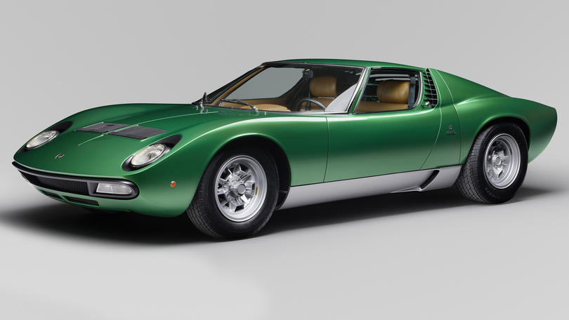 Lamborghini restaura il prototipo della Miura SV
