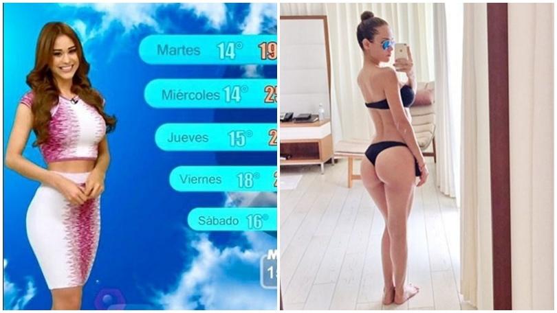 Yanet Garcia, la "chica" del clima. Tutti pazzi per la sexy meteorina!