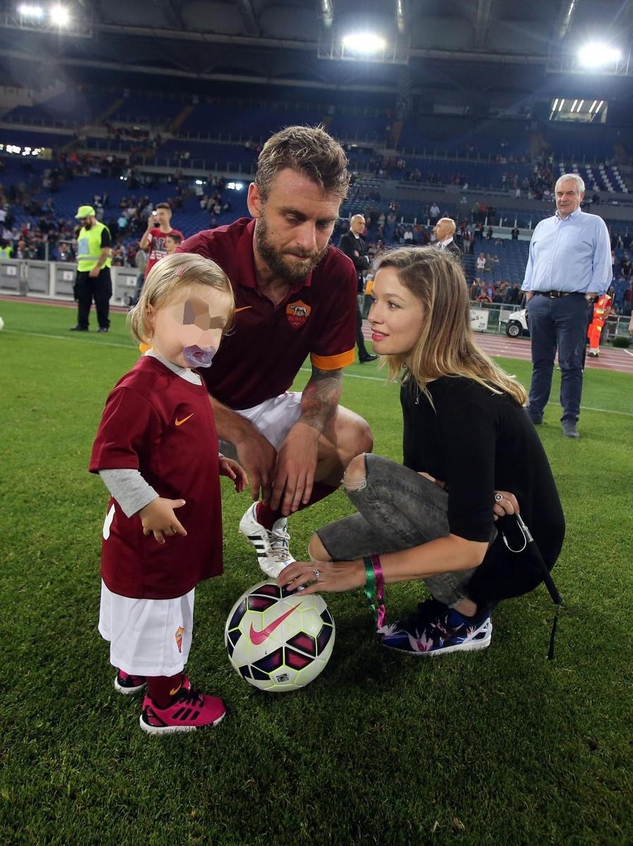 Roma, anche per De Rossi è in arrivo il terzo figlio