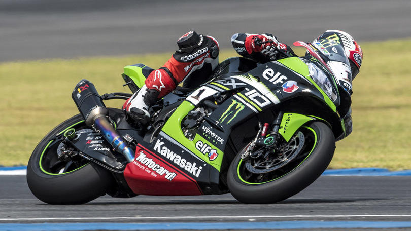 SBK Thailandia, gara1: dominio Kawasaki, vince Rea