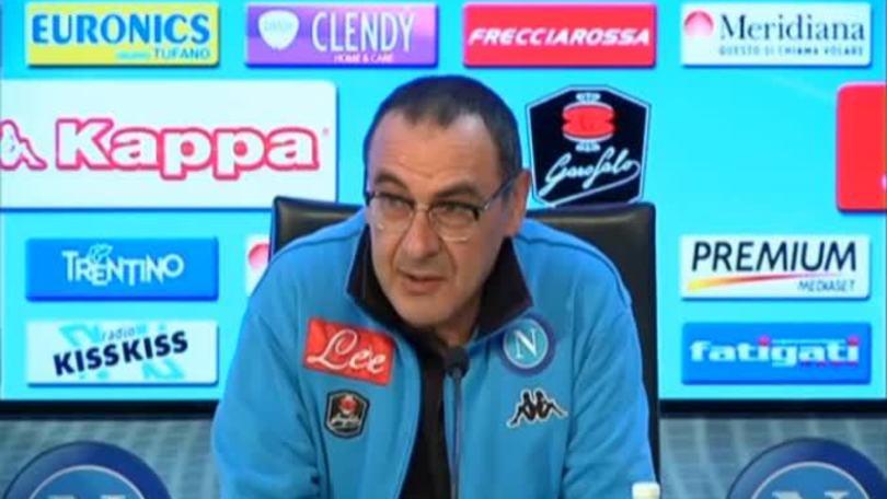 Sarri: "Inutile guardare la Juventus"