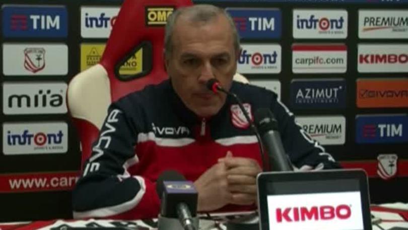 Castori: "Il campionato non finisce contro il Frosinone"