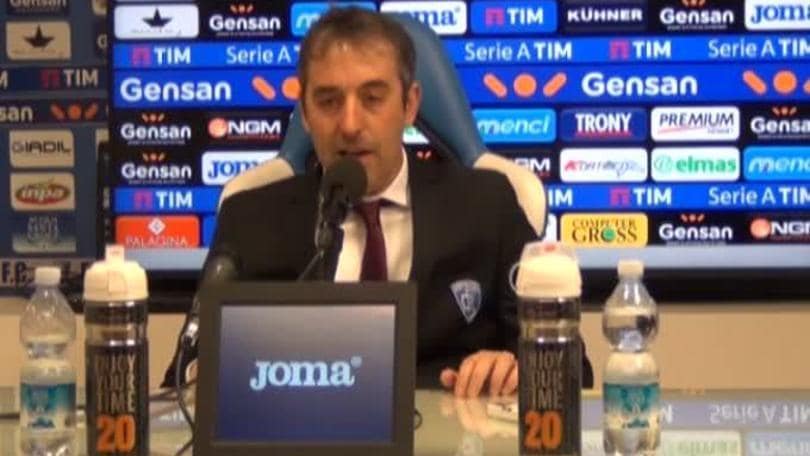 Giampaolo: "E' mancata lucidità"
