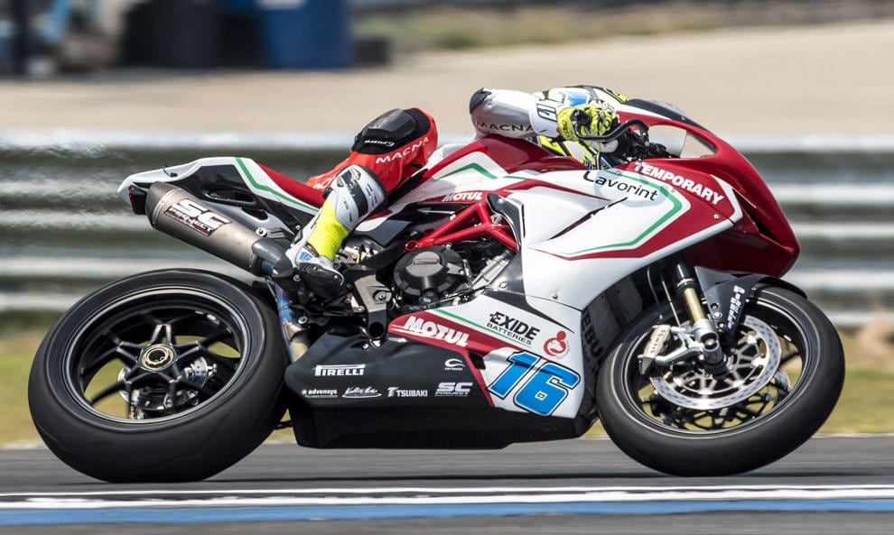 SS Thailandia, gara: MV Agusta, primo acuto