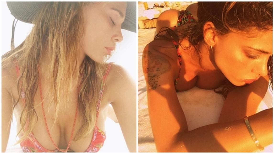 Belen Rodriguez alle Maldive: è hot in spiaggia