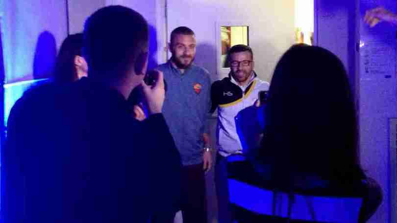 De Rossi e Di Natale alla festa per l'inaugurazione della Dacia Arena